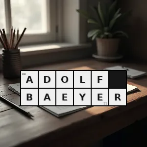 Hasło krzyżówkowe chemik niemiecki dokonał syntezy indolu i indyga 1835 1917 - adolf baeyer – rozwiązanie, synonimy, podpowiedzi i definicje krzyżówkowe